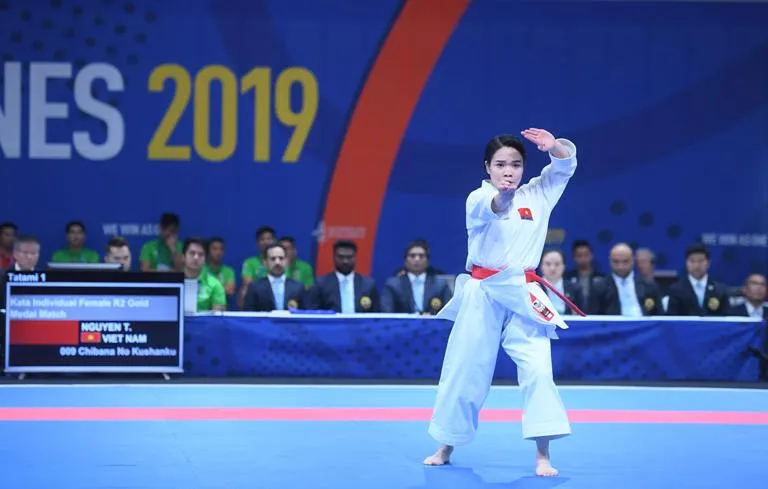 Nguyễn Thị Phương sẽ thi đấu nội dung kata nữ.