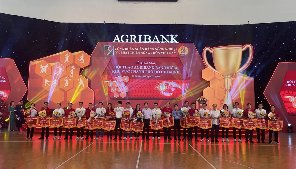 Hội thao Ngân hàng Nông nghiệp và Phát triển Nông thôn Việt Nam. Ảnh: THANH HẢI