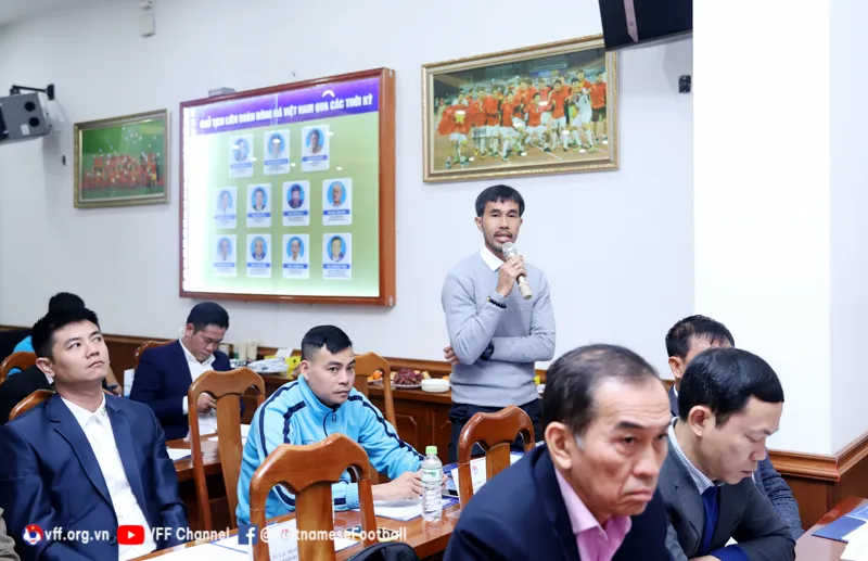 HLV Phạm Minh Giang đóng góp ý kiến tại Hội nghị