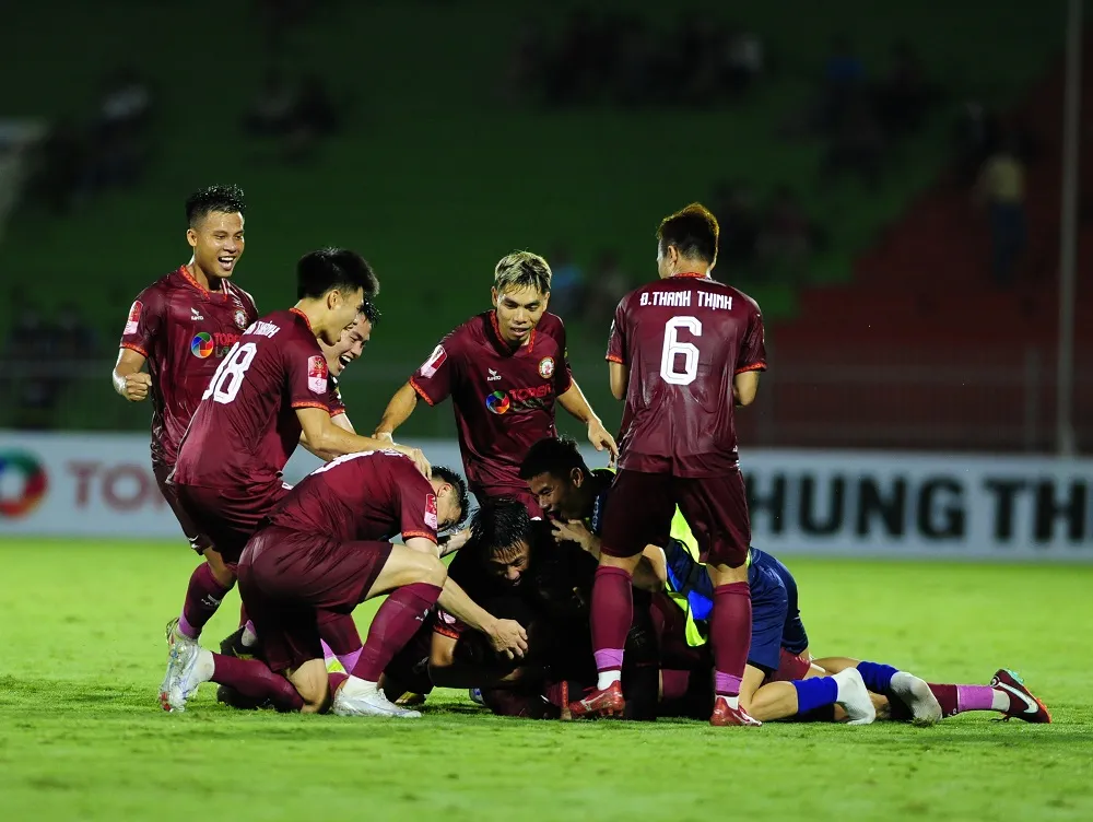 Trận thắng này đã giúp Bình Định trở lại với tốp đầu bảng
