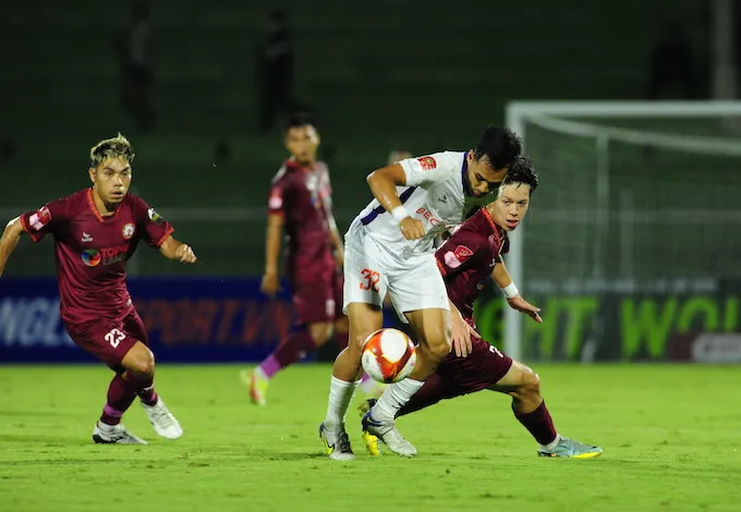 Trận thắng đã đưa Bình Định vào tốp 3