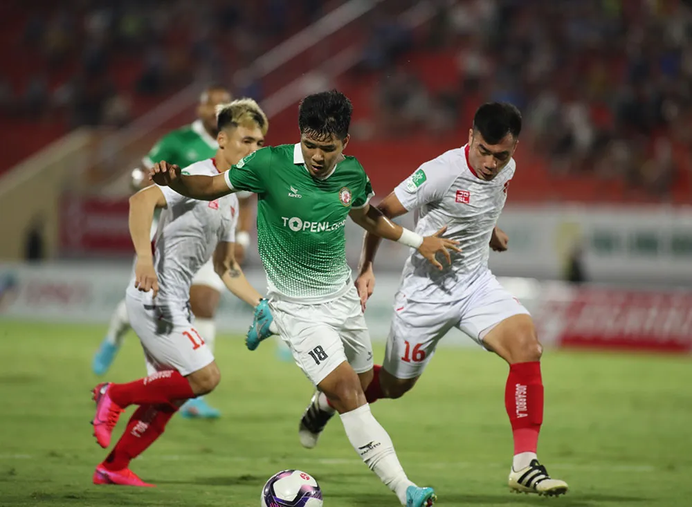 Cuộc so tài giữa Bình Định và Hải Phòng ở vòng 1/8 Cúp Quốc gia 2022
