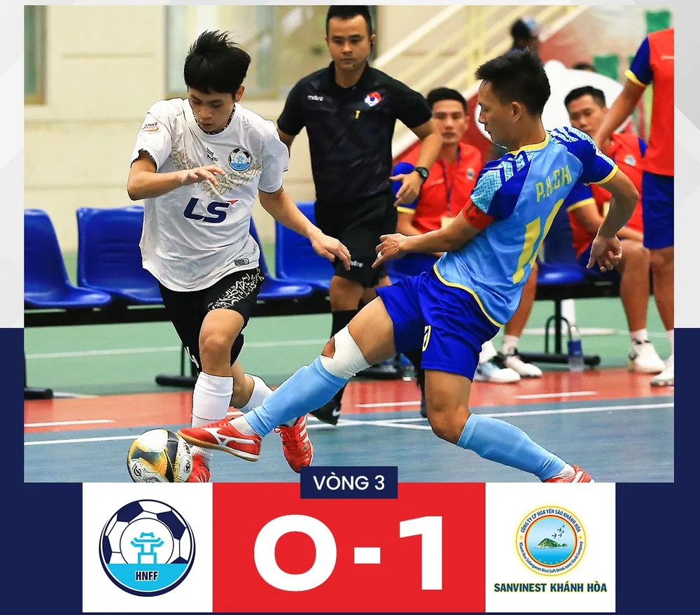 Khánh Hòa thể hiện phong độ ổn định khi giành trọn 3 điểm trước Hà Nội ở vòng 3