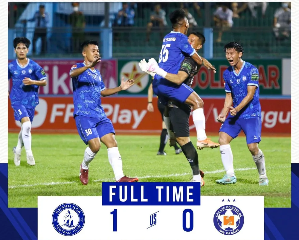 Niềm vui của Khánh Hòa khi giành trọn 3 điểm ở vòng 7