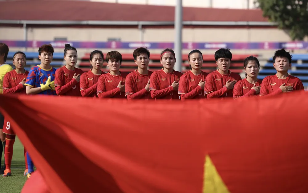 Đội tuyển nữ Việt Nam đang dẫn đầu bảng A