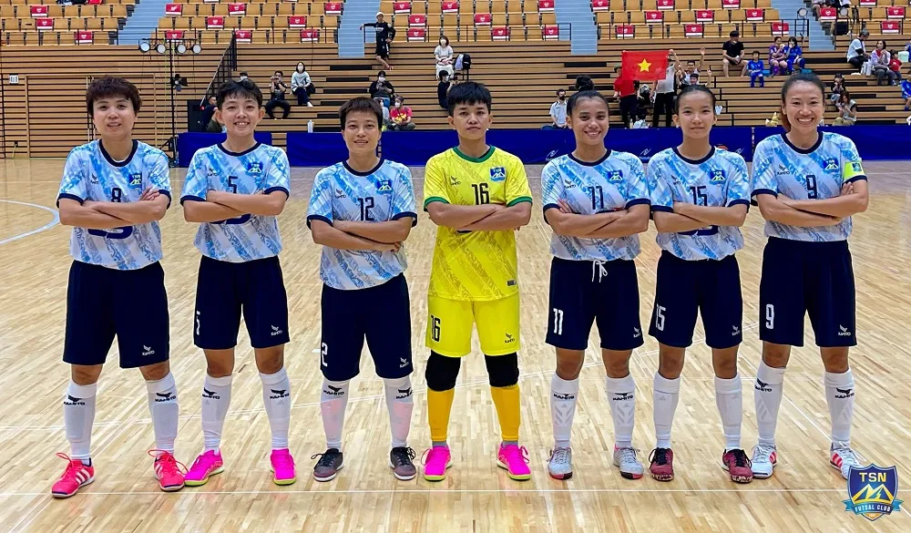 Đội nữ Thái Sơn Nam - TPHCM đang là ĐKVĐ của giải Đội nữ Thái Sơn Nam - TPHCM đang là ĐKVĐ của giải