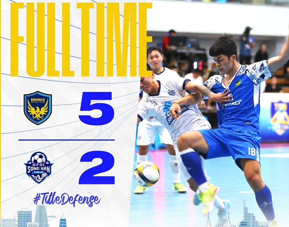 Trận thắng đã giúp Sahako duy trì sức ép lên Thái Sơn Nam TPHCM