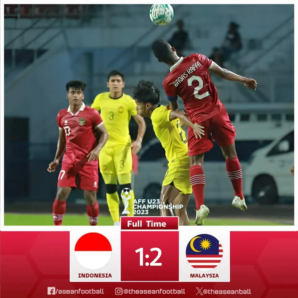 Thắng U23 Indonesia 2-1, Malaysia đặt 1 chân vào bán kết