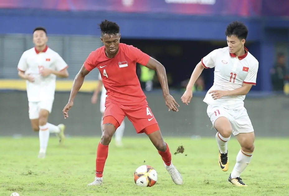 U23 Việt Nam từng đánh bại U23 Singapore tỷ số 3-1 ở vòng bảng SEA Games 32 hồi tháng 5. 