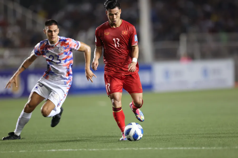 Đội tuyển Việt Nam đã tiếp cận trận đấu tốt và vận hành lối chơi chặt chẽ trước các cầu thủ Philippines