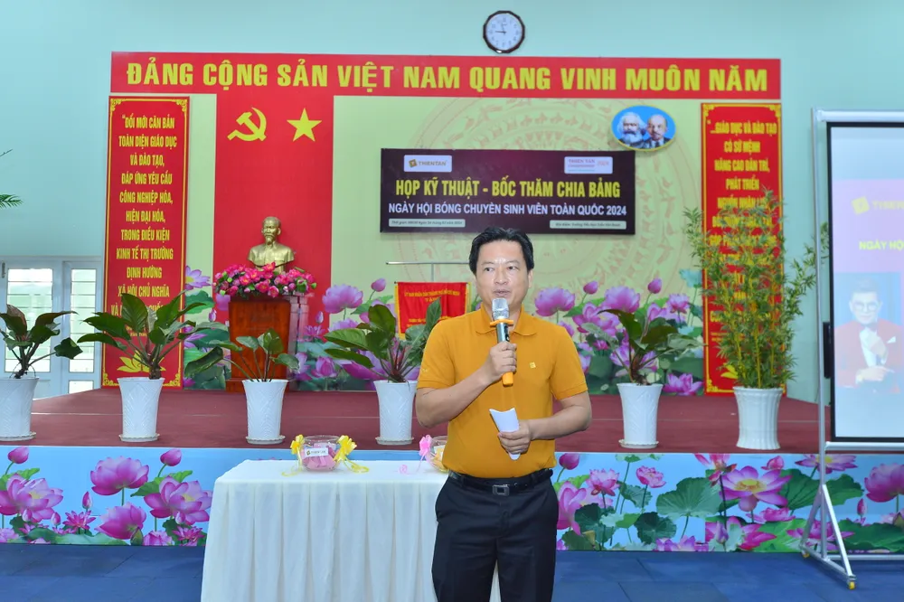 Ông Dương Văn Hồ Vũ - Trưởng BTC Thiên Tân Championship 2024. Ảnh: DŨNG PHƯƠNG
