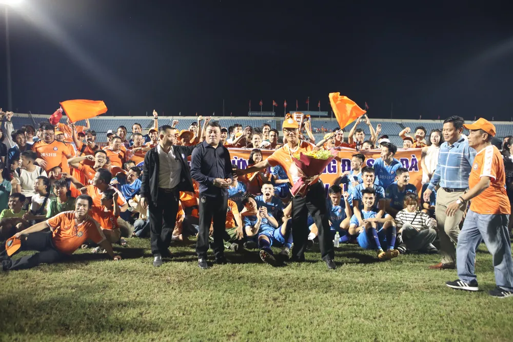 Đà Nẵng chính thức trở lại V-League sau một mùa đá ở Giải hạng Nhất quốc gia 2023-2024. ẢNH: PHI HẢI