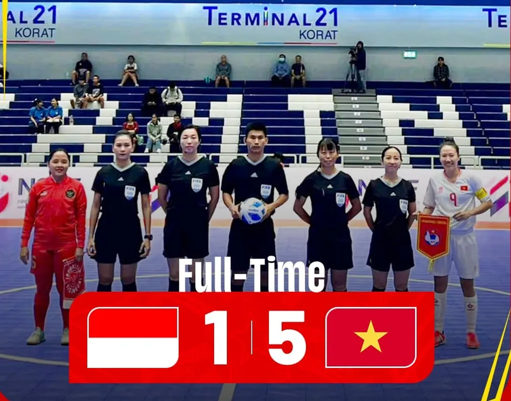 Đội tuyển futsal Việt Nam giành trận thắng thứ 2 liên tiếp