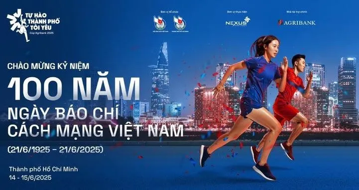 Giải đi bộ - chạy bộ “Tự hào thành phố tôi yêu” - Cup Agribank 2025 sẽ diễn ra vào trung tuần tháng 6.