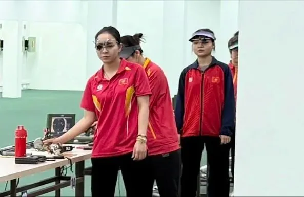 Trịnh Thu Vinh đang có mặt tại Trung Quốc thi đấu ISSF World Cup 2025. Ảnh: MINH MINH