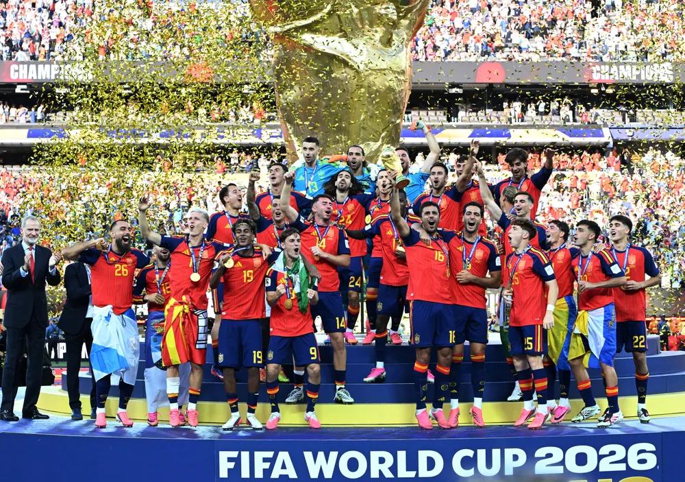 Tây Ban Nha lên ngôi vô địch World Cup 2026. Ảnh: THX