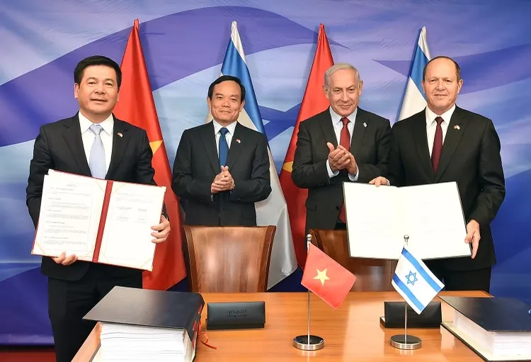 Việt Nam và Israel ký kết Hiệp định thương mại tự do