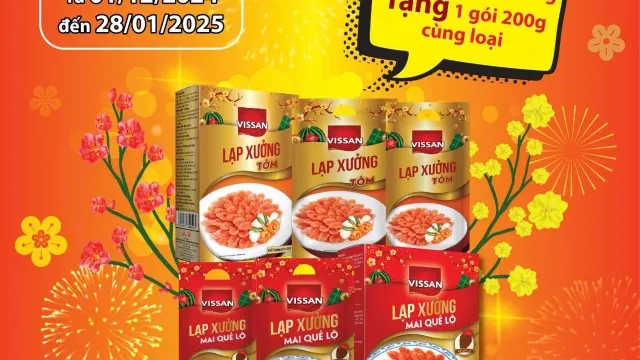 VISSAN sẽ cung ứng gần 930 tấn thực phẩm Tết