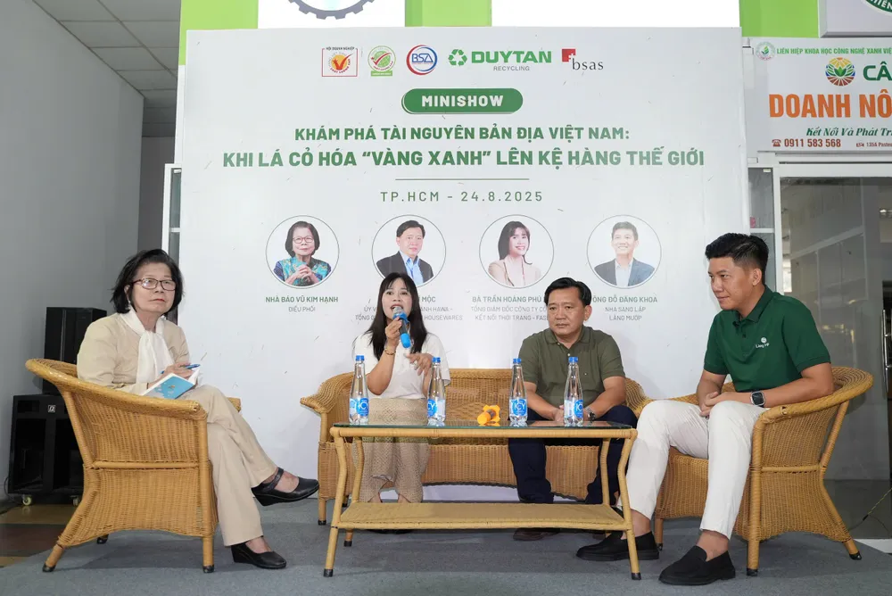 Đưa xơ mướp, sợi dứa lên kệ hàng thế giới 