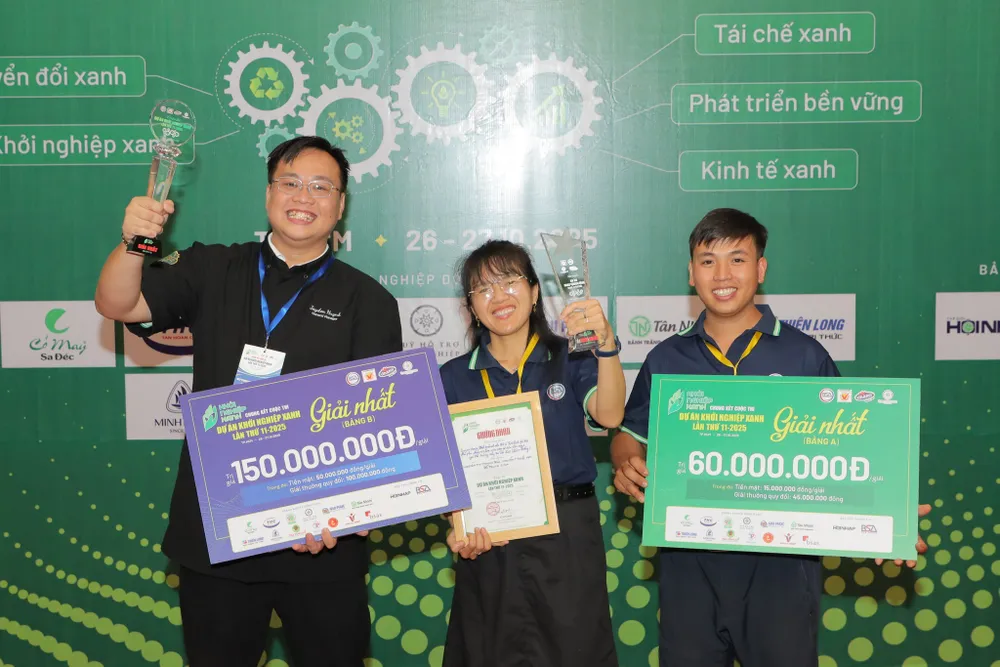 Hai dự án đạt giải Nhất bảng A và B