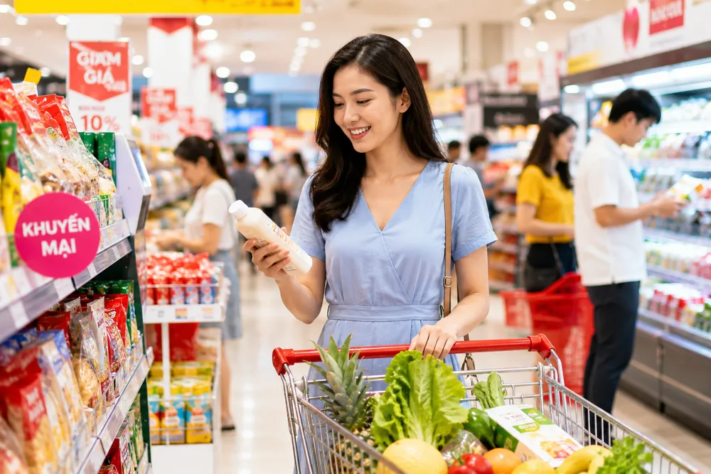 Tiêu dùng là một trong những động lực tăng trưởng quan trọng. Ảnh minh hoạ 