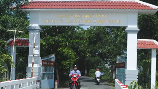 Xã Tân Hải (huyện Phú Tân), một trong những xã "năm không" đạt chuẩn nông thôn mới vào năm 2015 nguy cơ có một số tiêu chí "lọt" chuẩn