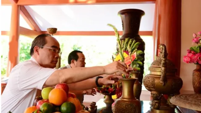  Đồng chí Nguyễn Thiện Nhân làm việc  với tỉnh Cà Mau ảnh 1