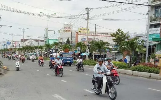 Khu vực hiện trường vụ tai nạn.