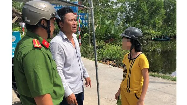 Công an đã đưa cháu Ng. đến nhiều nơi trên địa bàn để xác minh