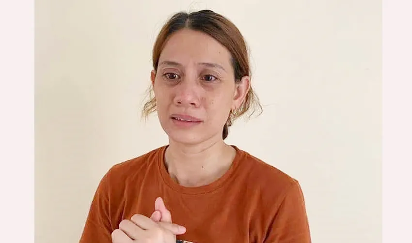 Chị Nguyễn Kim Hon thất lạc với gia đình đã 22 năm. Ảnh: FB Hoàng Quốc Tuấn