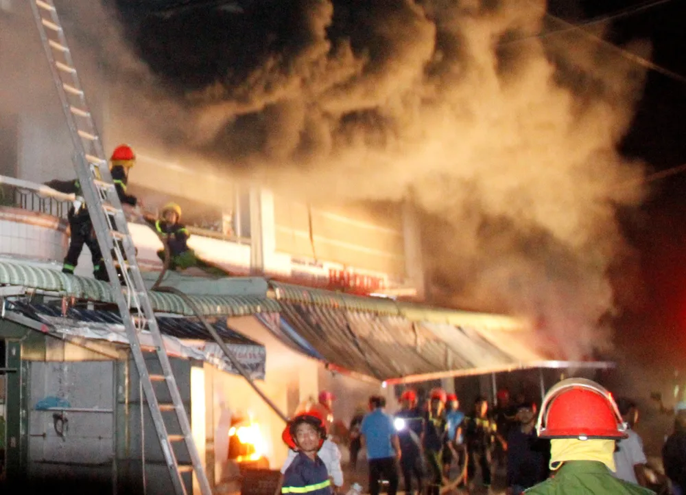 Hiện trường vụ cháy