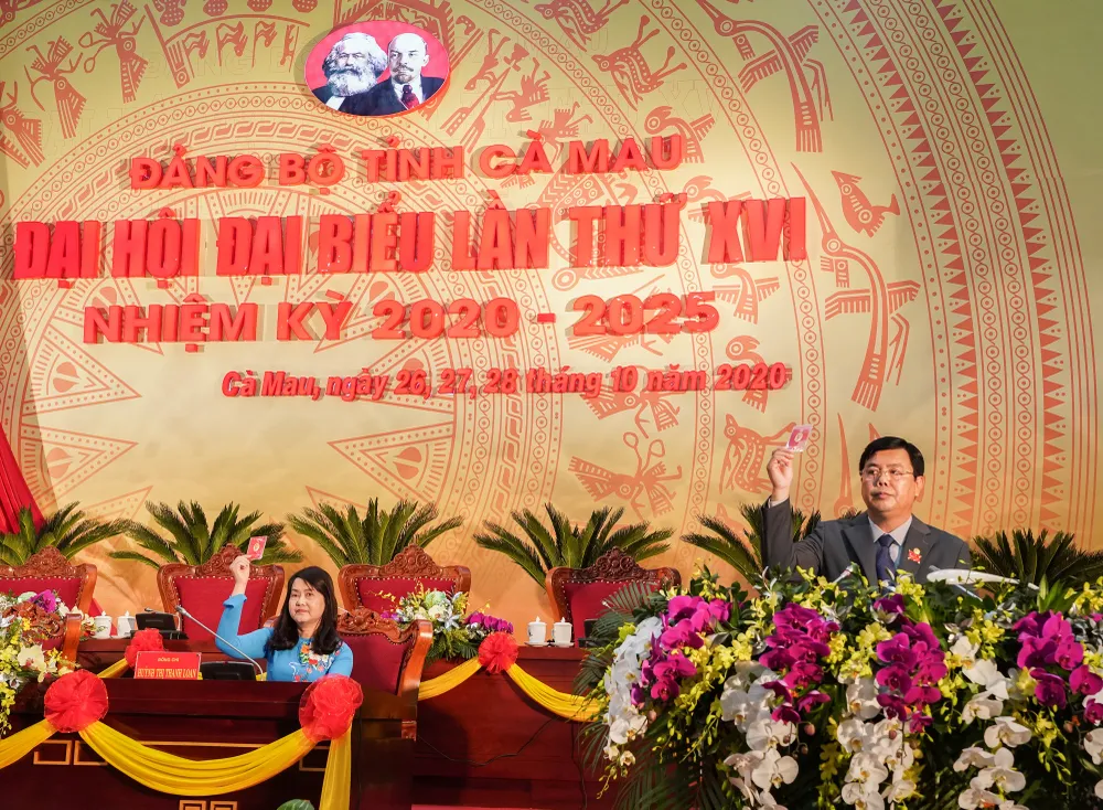 Đại hội đại biểu Đảng bộ tỉnh Cà Mau lần thứ XVI họp phiên trù bị ảnh 2