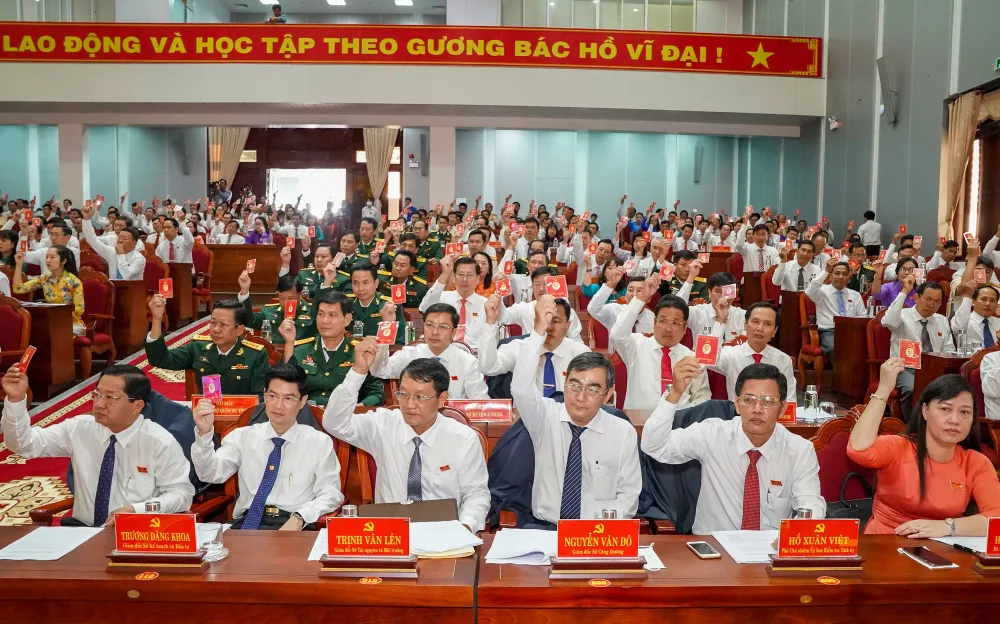 Đại hội đại biểu Đảng bộ tỉnh Cà Mau lần thứ XVI họp phiên trù bị ảnh 3