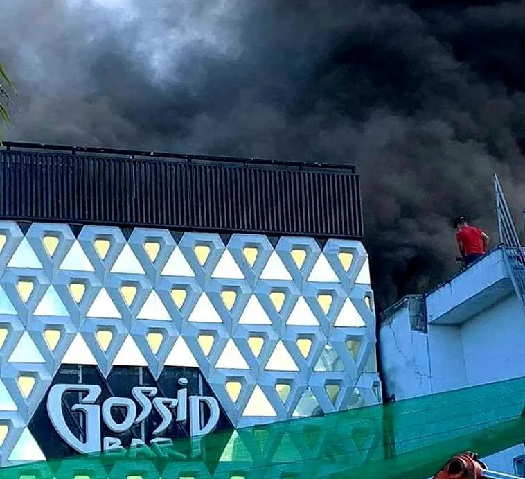 Cháy quán bar Gossip ở Cà Mau