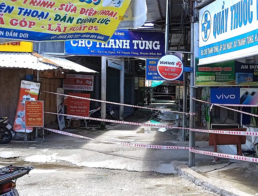 Khu vực phòng khám bác sĩ L.H.P. đã bị phong tỏa