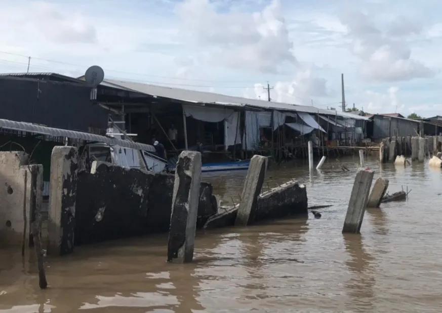 Hiện trường vụ sạt lở