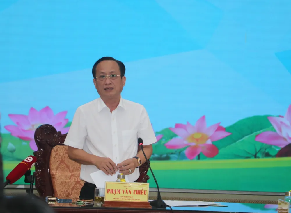 Chủ tịch UBND tỉnh Bạc Liêu Phạm Văn Thiều