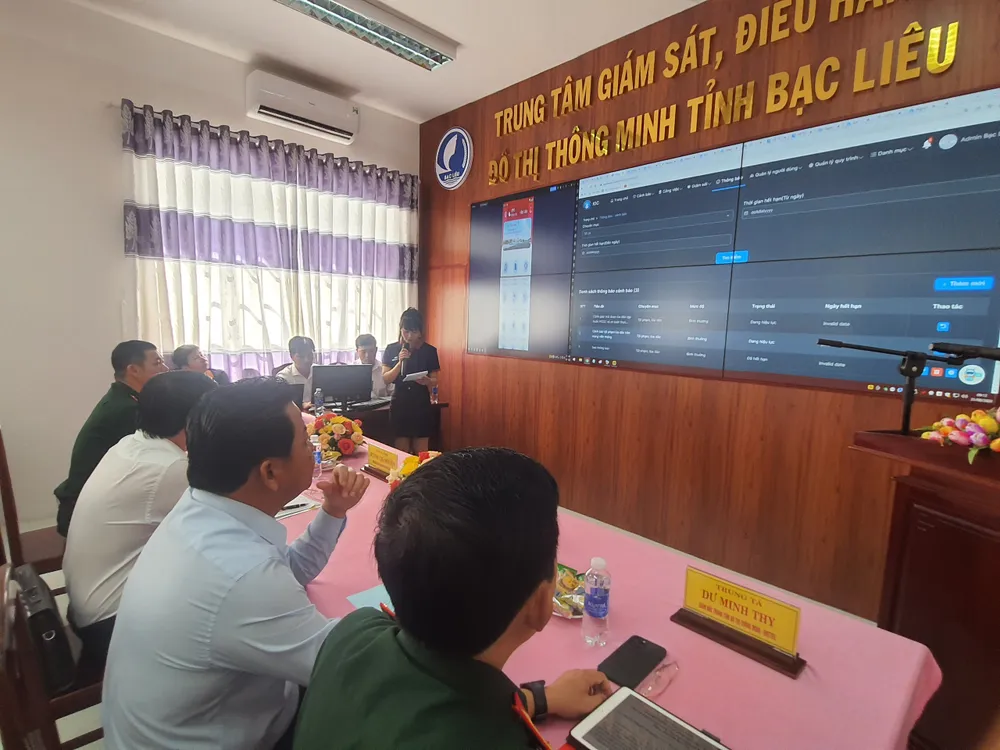 Trung tâm IOC Bạc Liêu chính thức vận hành