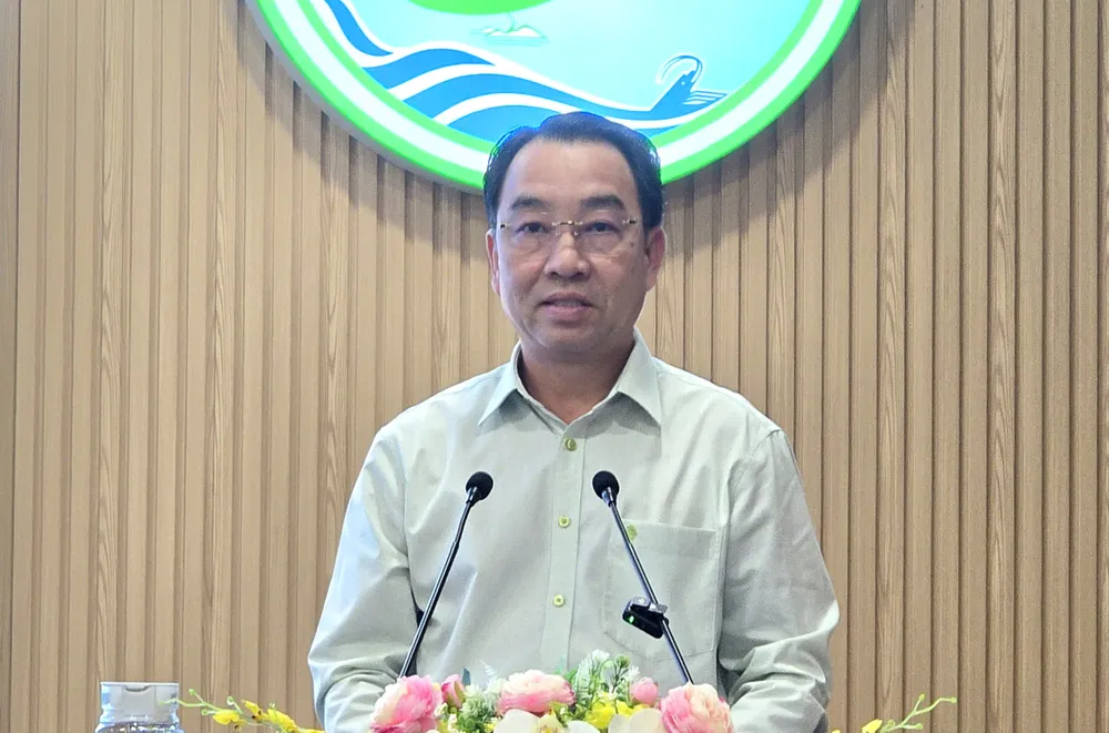 1 Ông Lữ Quang Ngời, Chủ tịch UDND tỉnh Cà Mau phát biểu tại hội nghị.jpg