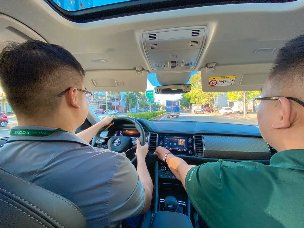 Trải nghiệm xe tại sự kiện lái thử của Skoda Việt Nam