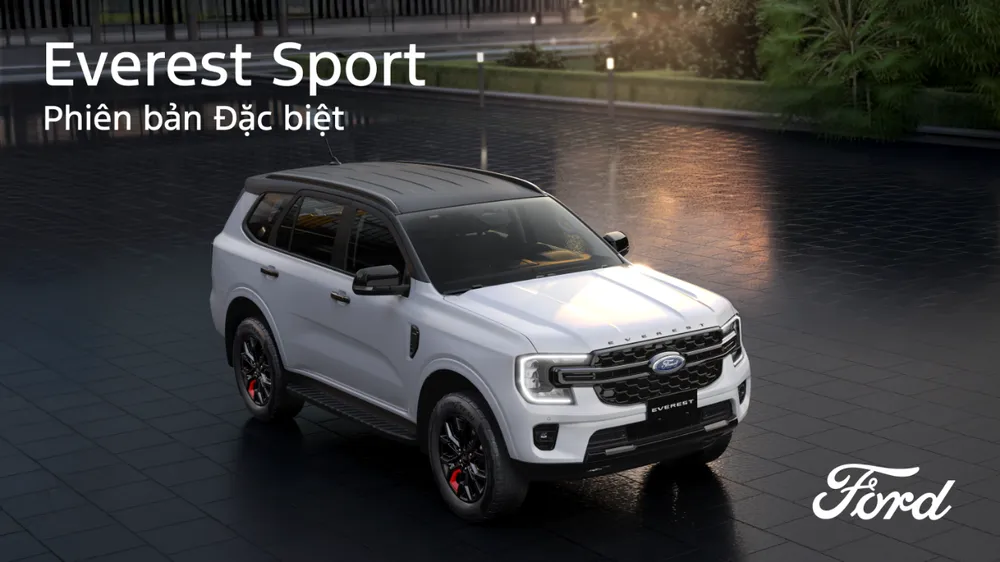 Ford Everest Sport phiên bản đặc biệt chính thức ra mắt