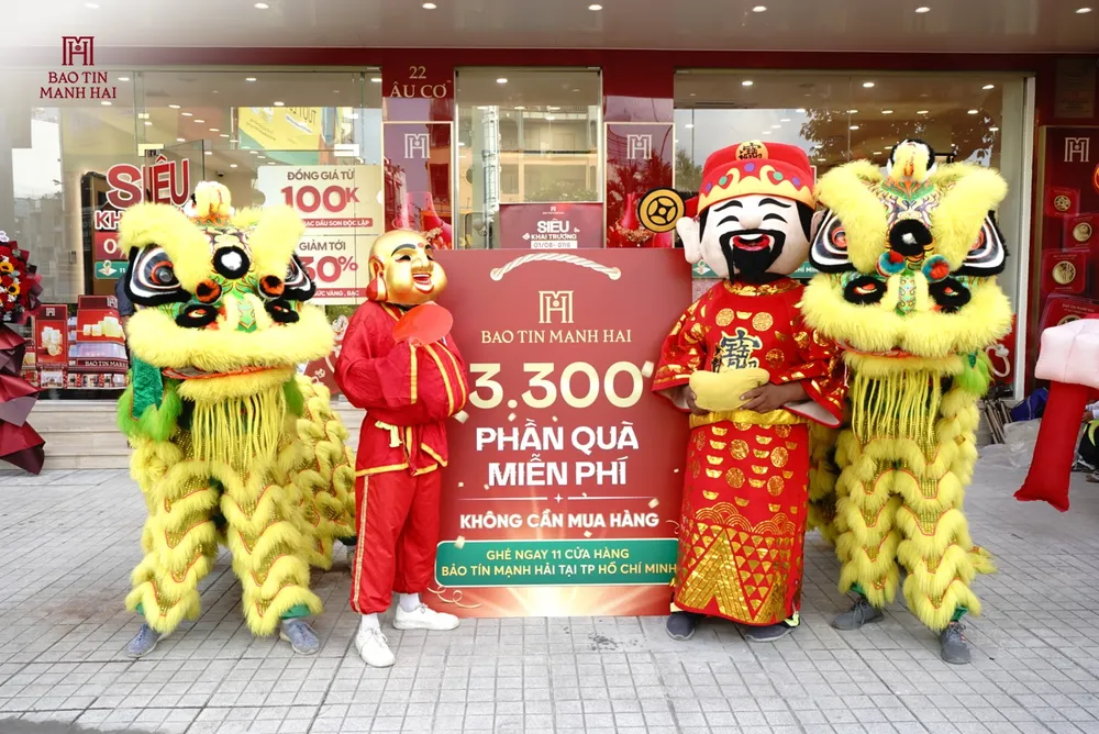 Bảo Tín Mạnh Hải tưng bừng khai trương với 3.300 phần quà miễn phí mỗi ngày