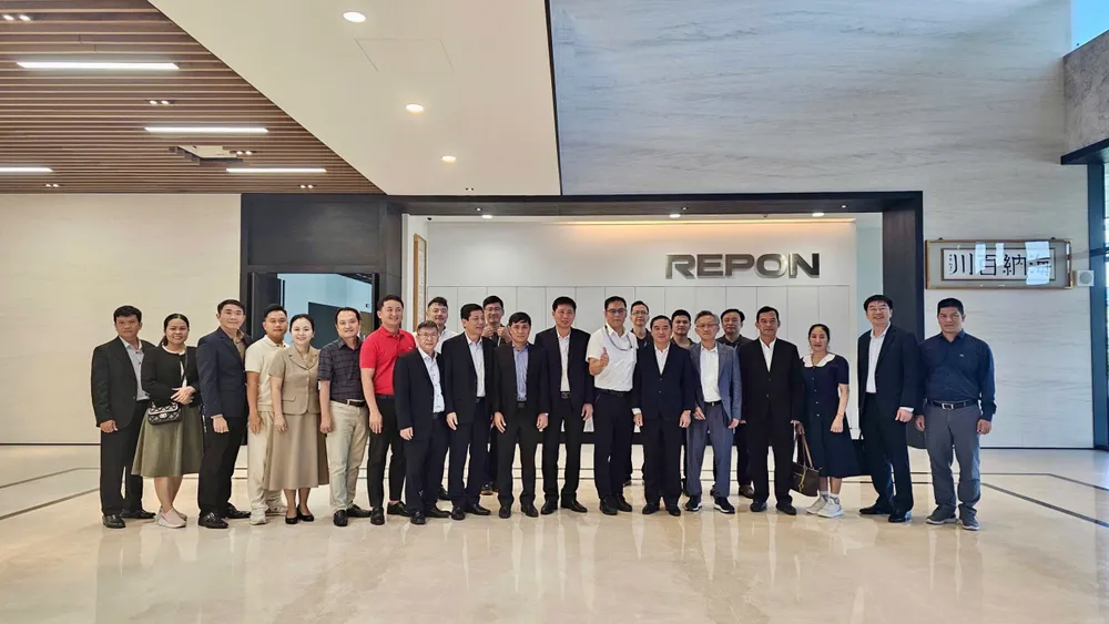 Đoàn công tác tỉnh Tây Ninh đến thăm, làm việc với lãnh đạo Nhà máy Repon (ẢNH: SỞ TÀI CHÍNH TỈNH TÂY NINH)