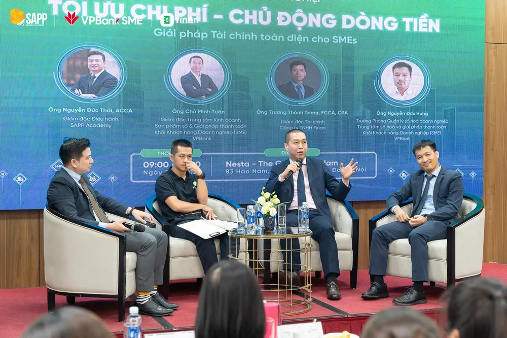 Tọa đàm “Tối ưu chi phí, chủ động dòng tiền - Giải pháp Tài chính toàn diện cho SME”