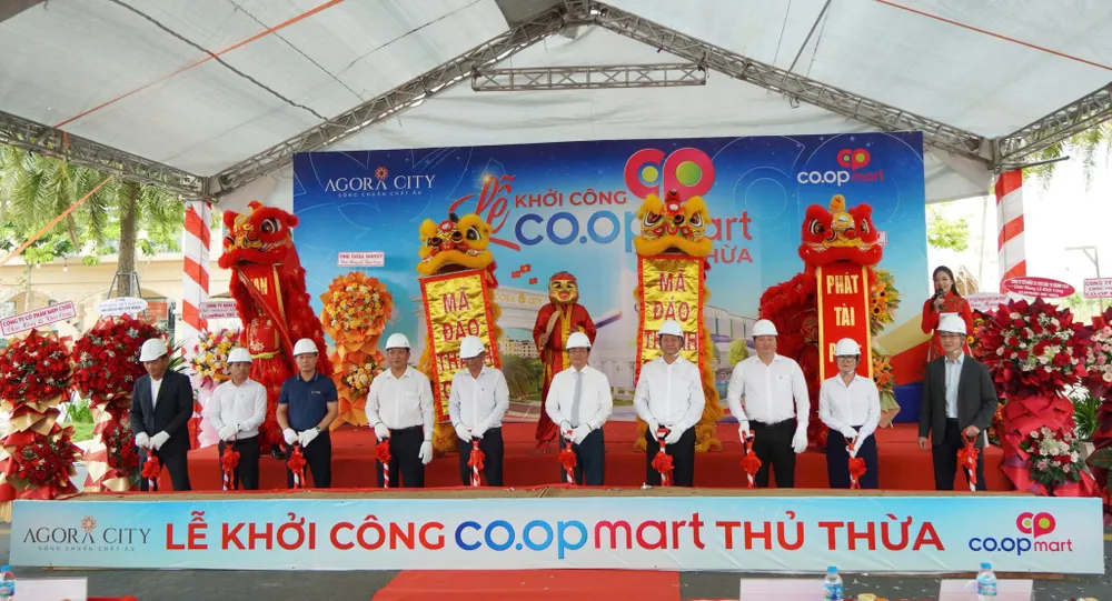 Khởi công siêu thị Co.opmart Thủ Thừa tại Tây Ninh