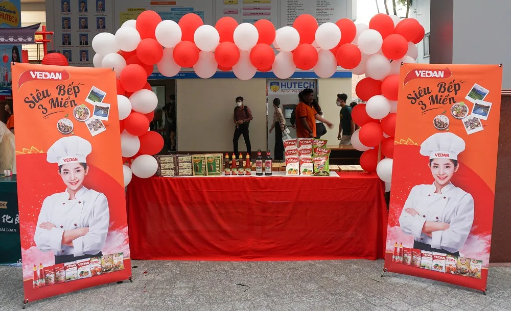 Vedan Việt Nam đồng hành cùng “Ngày hội Văn hóa Ẩm thực Đài Loan” tại trường Đại học Hutech TP.HCM ảnh 3