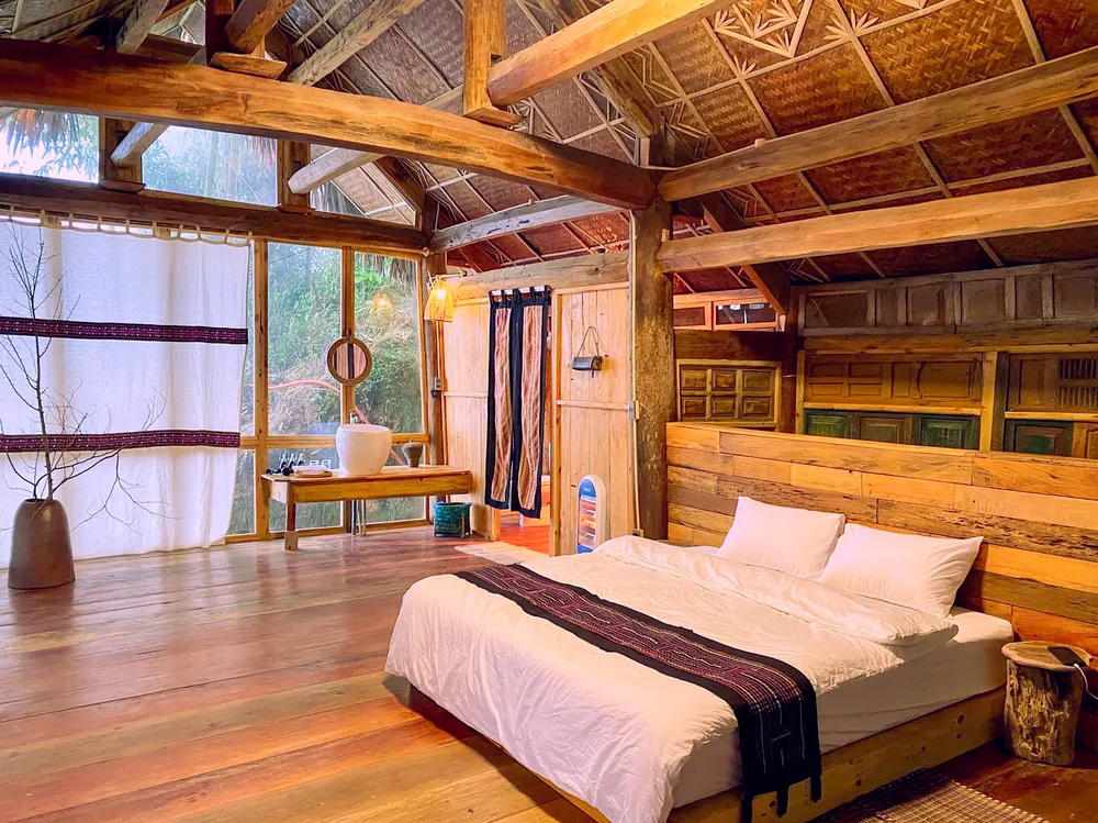 Mỗi căn phòng Riz D'Or Retreat đều được thiết kế chăm chút, tỉ mỉ đến từng chi tiết