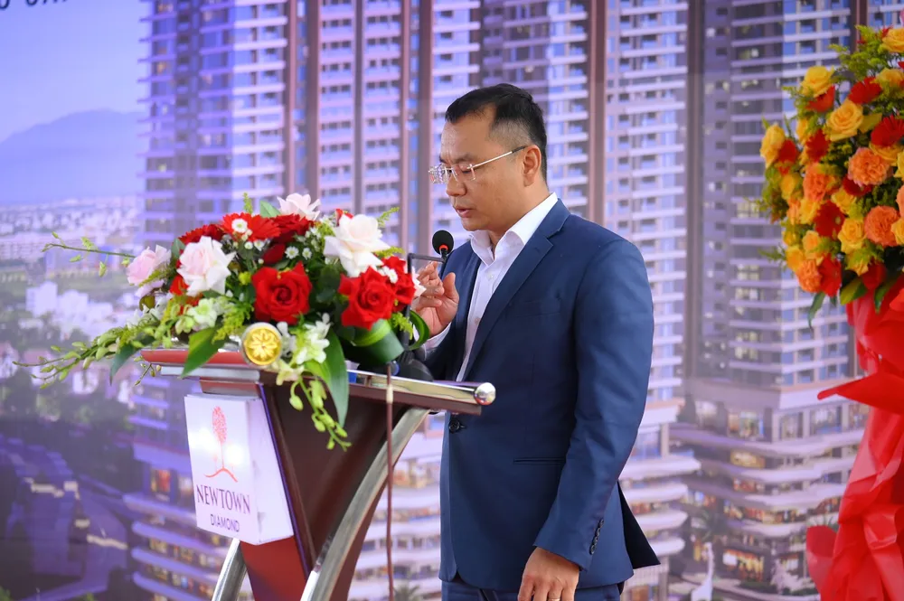 Ông Nguyễn Hùng Anh - Tổng giám đốc Công ty TNHH Phát triển Newtown phát biểu tại sự kiện.jpeg