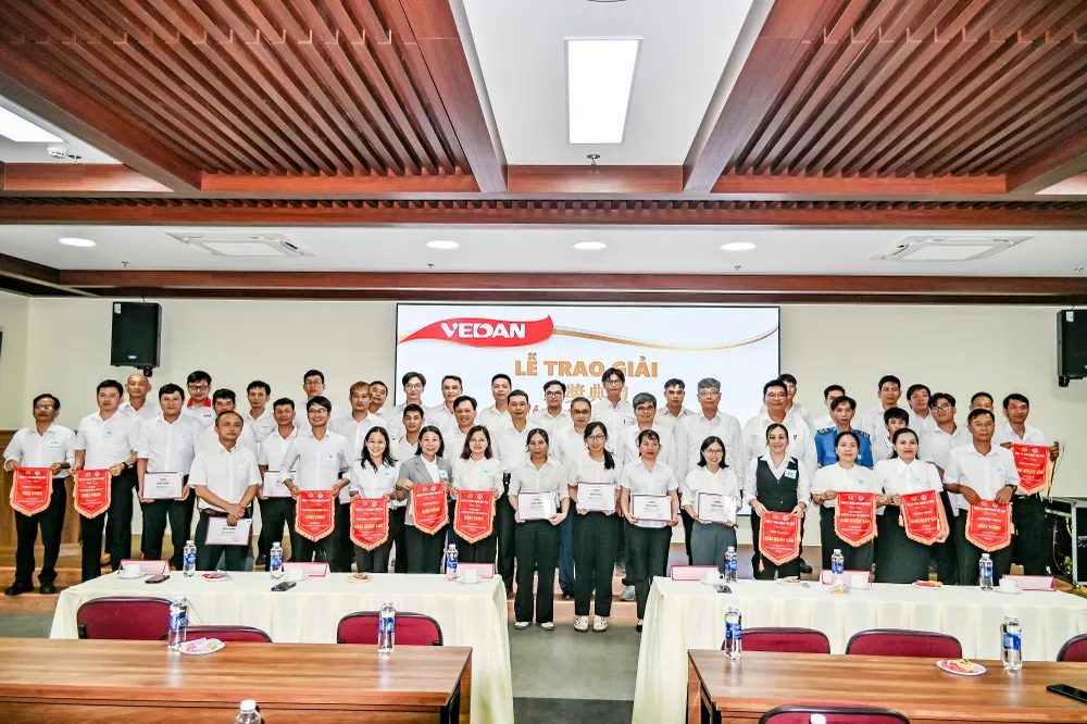 Vedan Việt Nam tuyên dương các tập thể, cá nhân tiêu biểu trong công tác an toàn, vệ sinh lao động năm 2025.jpg