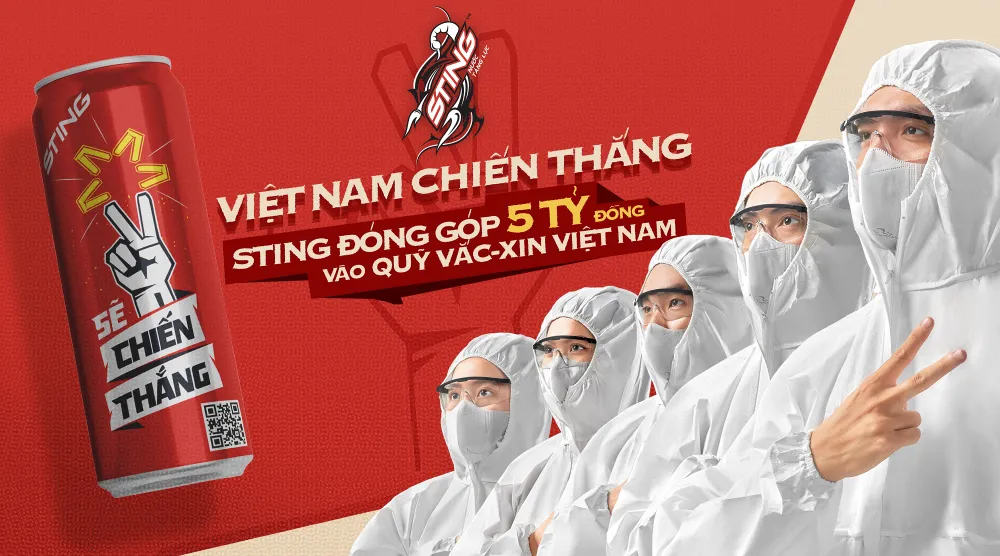 Sting phiên bản lon cao giới hạn “Sẽ Chiến Thắng” lan tỏa niềm tin Việt Nam sẽ chiến thắng đại dịch